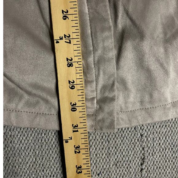 Vtg H by Halston Jacket Womens 12 Gray Two Tone Soft Pile Thermal Knit Sleeves - Picture 13 of 14